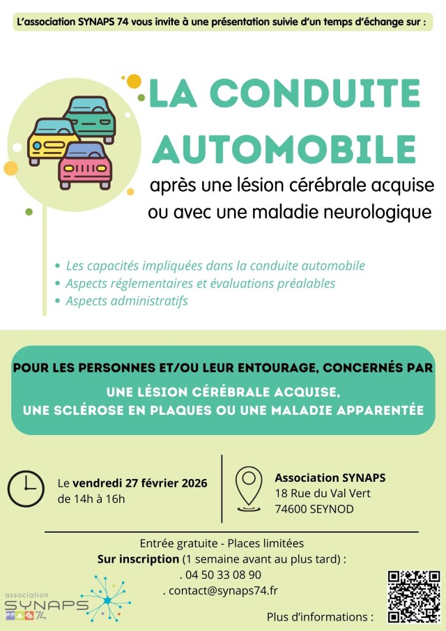 RDV SYNAPS, La conduite auto fev26